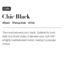 Chic Black (Coffin)