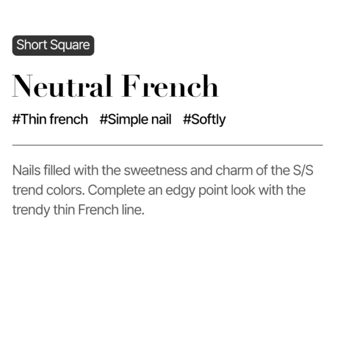 Neutral French (Short Square) - Image 4