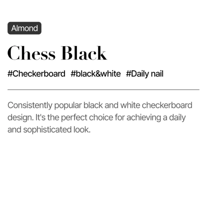 Chess Black (Almond) - Image 4