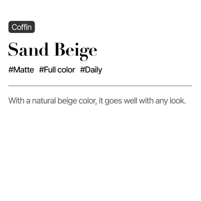 Sand Beige (Coffin) - Image 4